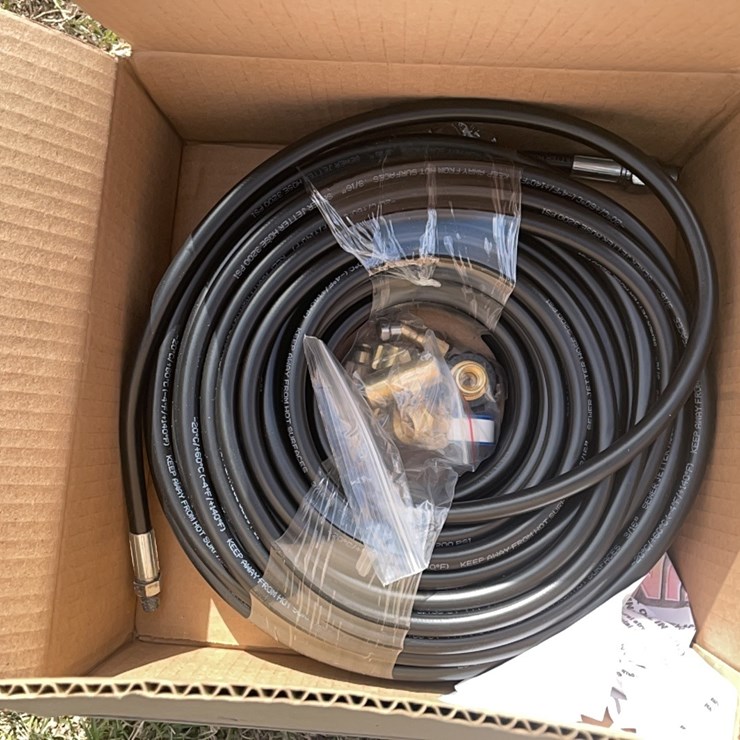 NEW 100 FT 4000 PSI SEWER JET CLEANING HOSE NEW SUPPORT EQUIPMENT