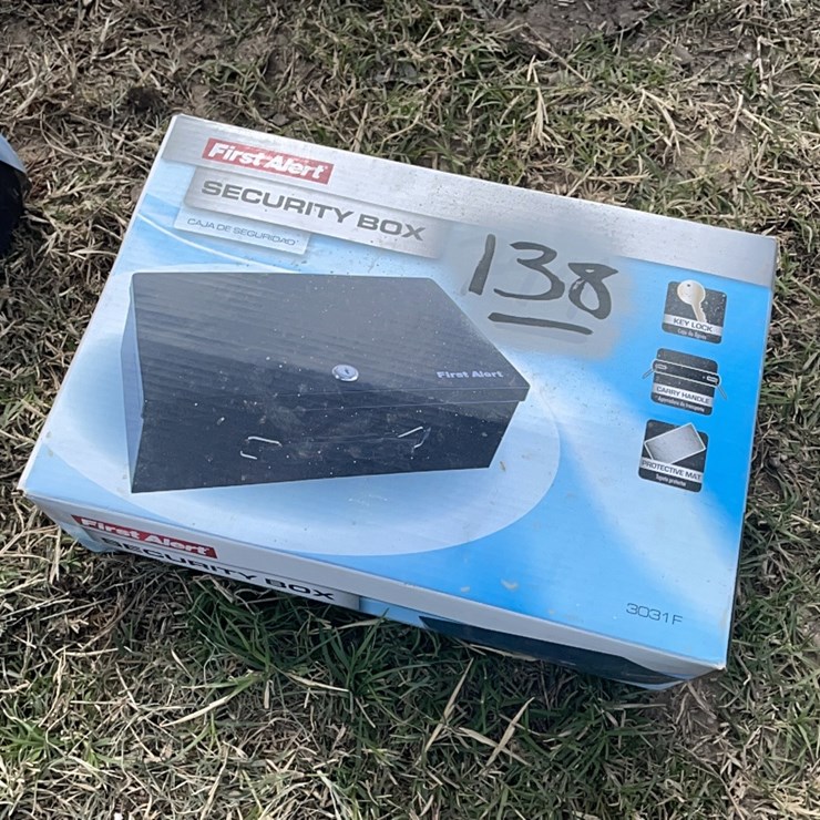 NEW FIRST ALERT 3031F STEEL FIRE RETARDENT SECURITY BOX NEW SUPPORT EQUIPMENT