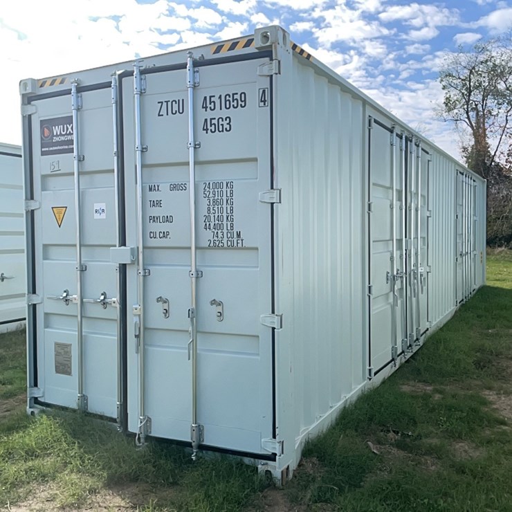 NEW ZHW 40FT. HIGH CUBE MULTI-USE MULTI-USE CONTAINER 2 SIDE DOORS.