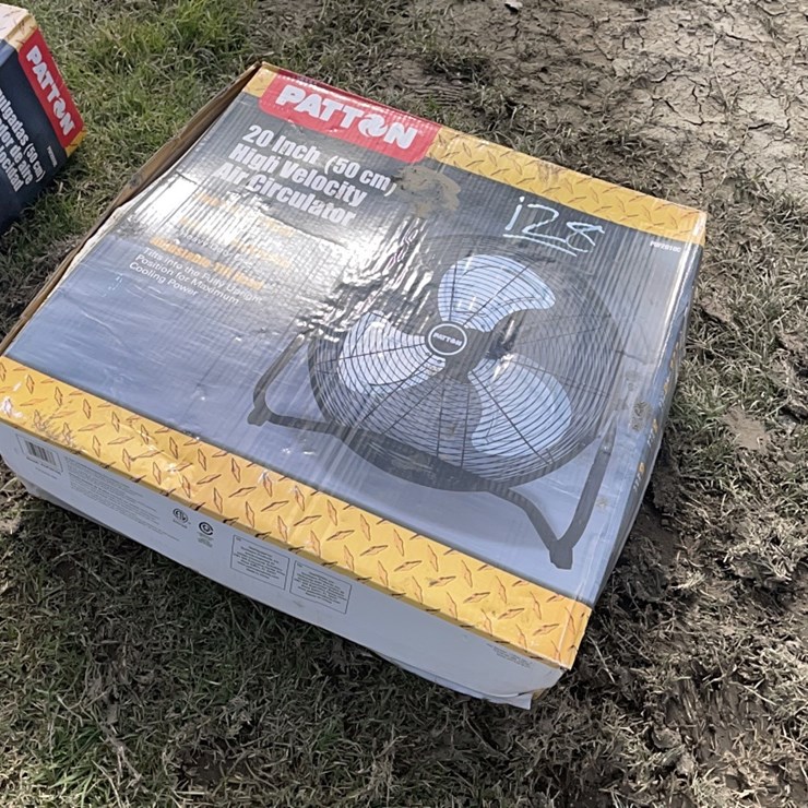 NEW 20" HIGH VELOCITY FAN - 3 SPEED , ADJUSTABLE HEAD NEW SUPPORT EQUIPMENT