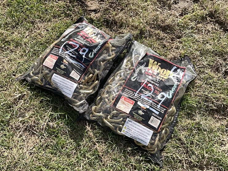 new-wood-tuff-tow-5/16"-x-20'-g-70-dot-approved-transport-chain-(-2-per-lot)-new-support-equipment-image-1