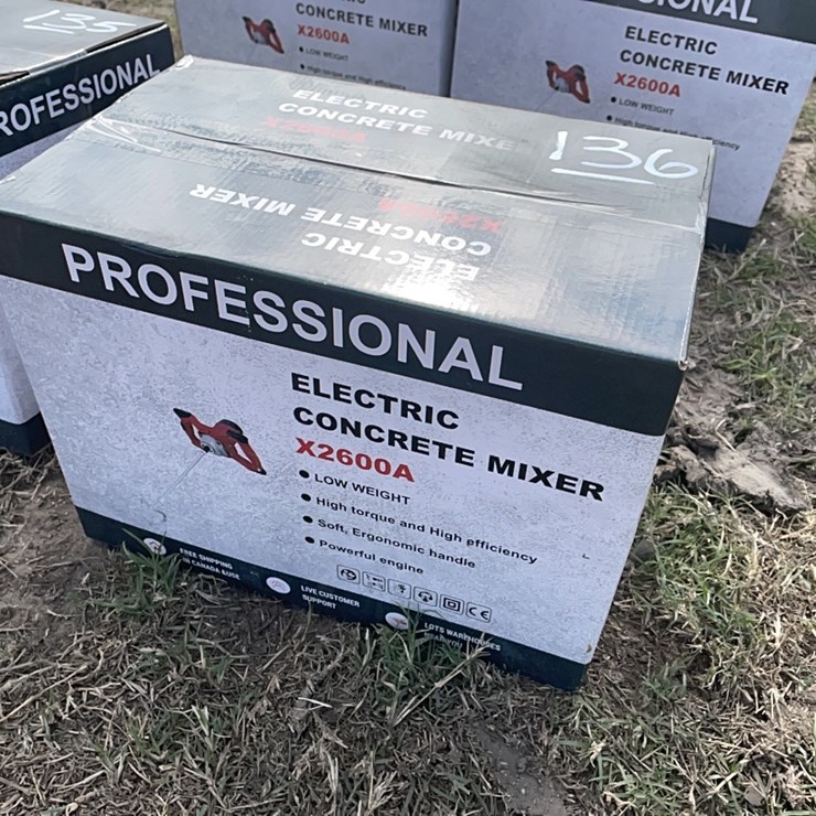 NEW LANDHONOR LDH-PAM1200 PUTTY ASH MIXER NEW SUPPORT EQUIPMENT