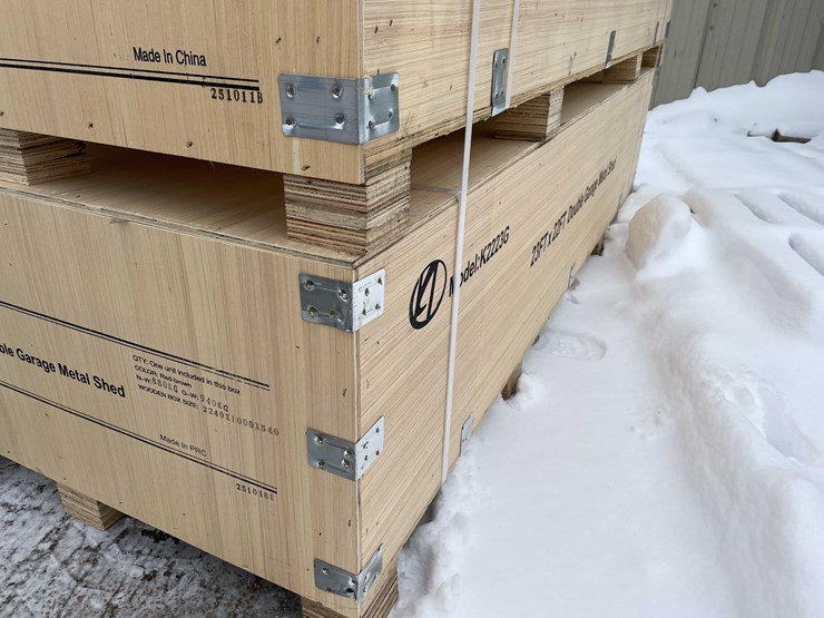 #2012-•-23'-x-22'-double-garage-metal-shed-(o12)-image-4