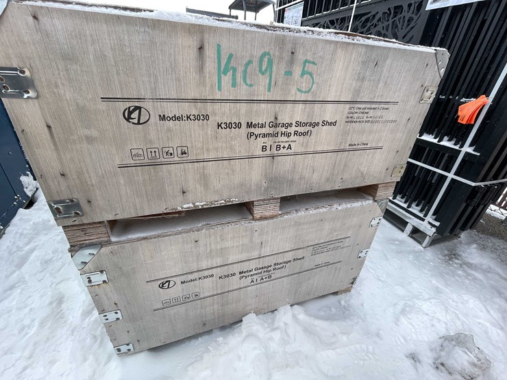 #4063-•-unused-30’-x-30’-steel-metal-garage-(o11)-image-3