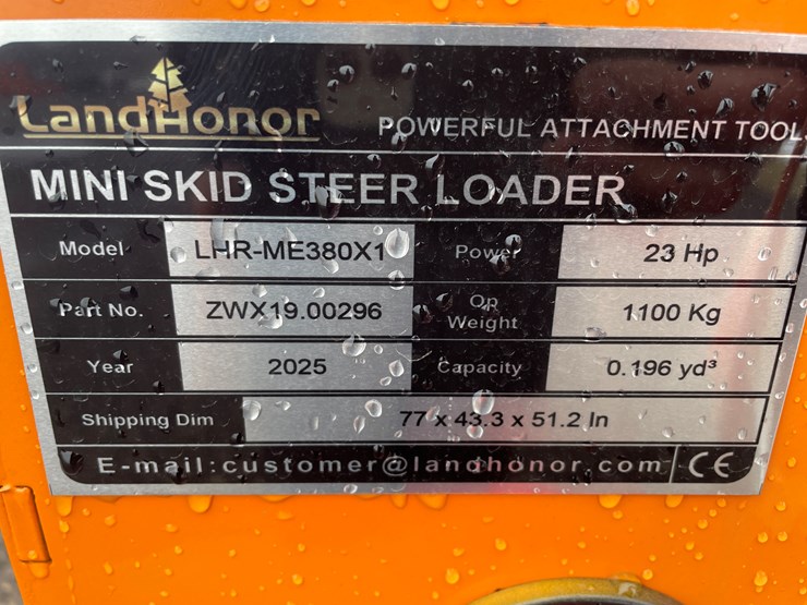 #1313-•-unused,-landhonor-mini-skidsteer-loader-image-9