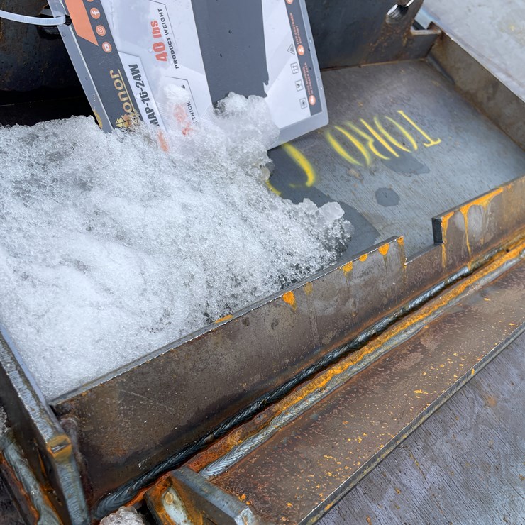 #1460 • Unused, Landhonor Mini Skidsteer Mount Plate - Heavy Gauge