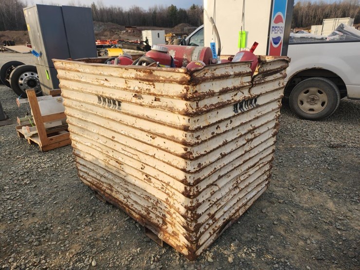 #6033-•-forkable-bin-of-misc.-fire-extinguishers-image-1