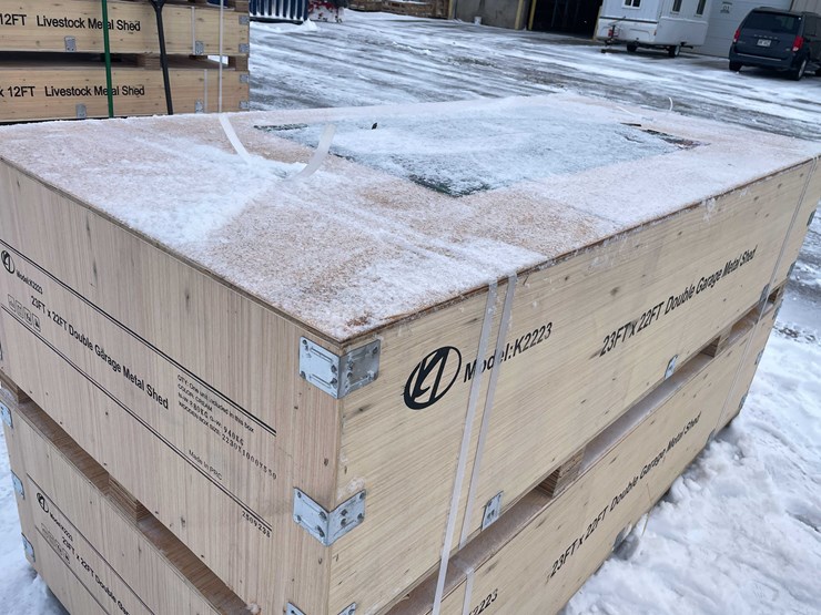 #4024-•-23'-x-22'-double-garage-metal-shed-(o10)-image-8