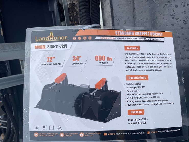 #1160-•-unused,-landhonor-hydraulic-grapple-bucket-image-3