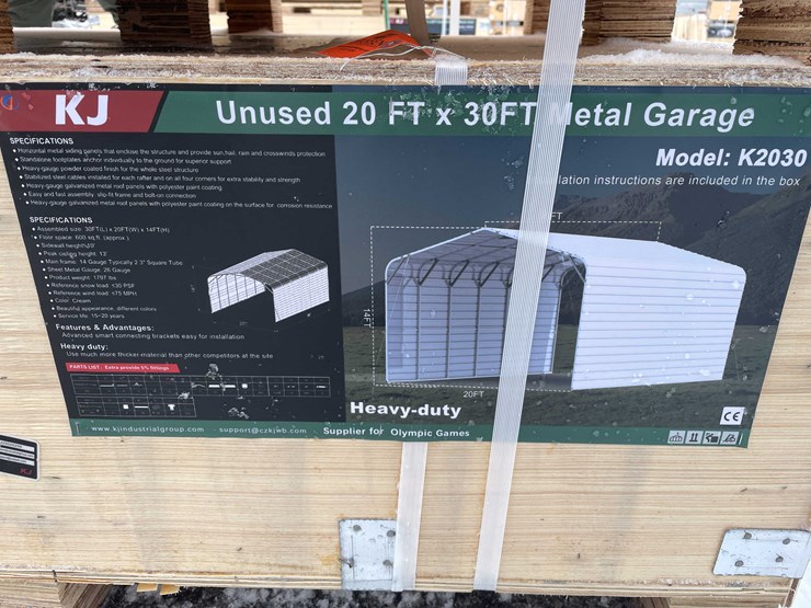 #4016-•-20'-x-30'-metal-garage-(o10)-image-1
