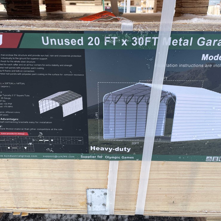 #4016 • 20' x 30' Metal Garage (O10)