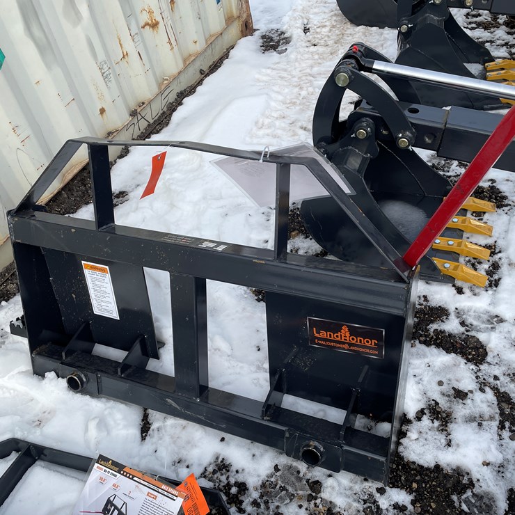 #1451 • Unused, Landhonor Skidsteer Bale Spear