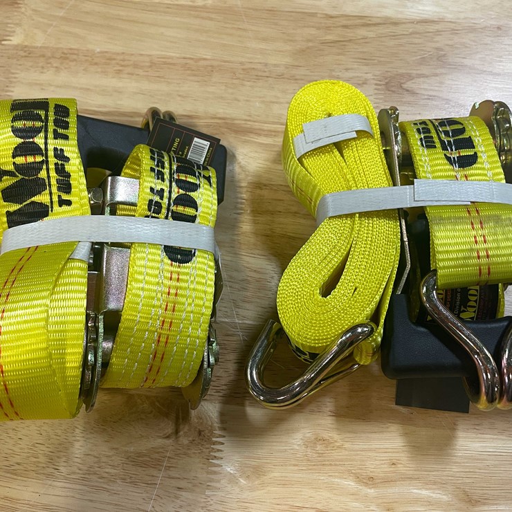 #2029 • (2) Ratchet Straps, 1-1/2" W x 15' L (PR12)
