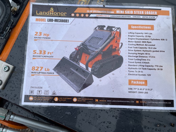 #1311-•-unused,-landhonor-mini-skidsteer-loader-image-18