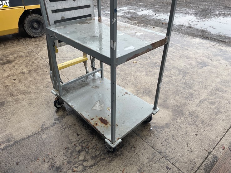 #1301-•-rolling-warehouse-rack-and-ladder-image-8