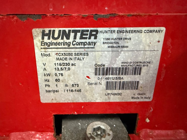 #1025-•-hunter-engineering-txc-515-tire-changer-image-8