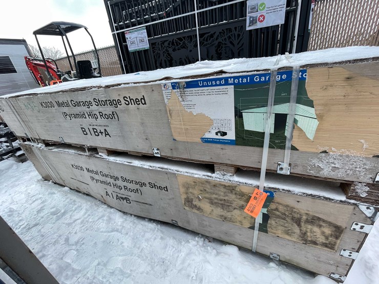 #4063-•-unused-30’-x-30’-steel-metal-garage-(o11)-image-1