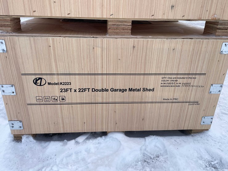 #4025-•-23'-x-22'-double-garage-metal-shed-(o10)-image-7