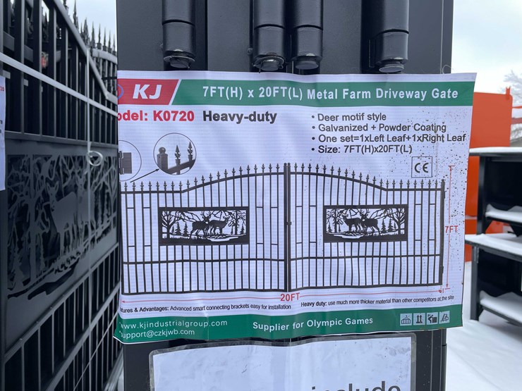 #4050-•-metal-farm-driveway-gate-(o12)-image-1