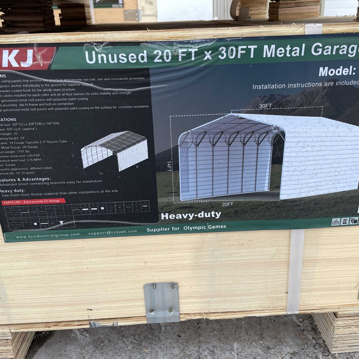 #2008 • 20' x 30' Metal Garage (O12)