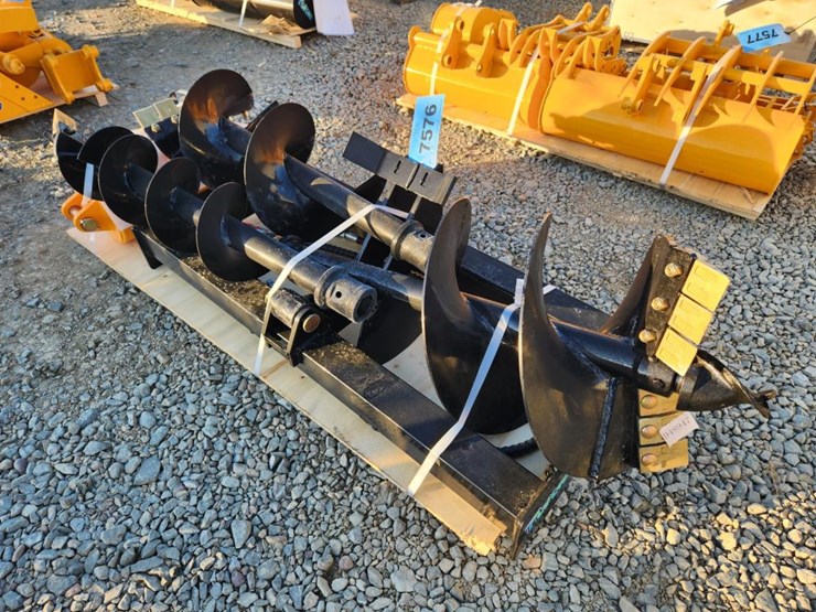 #6026-•-unused-mini-excavator-auger-attachment-w/3-bits-image-1