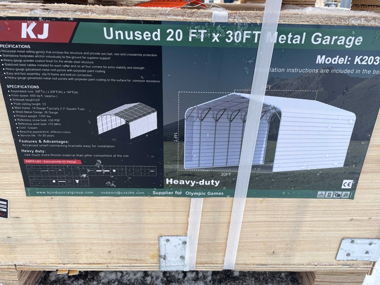 #4016-•-20'-x-30'-metal-garage-(o10)-image-2