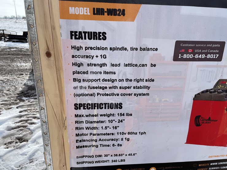 #1306-•-unused,-landhonor-heavy-duty-wheel-balancer-image-4