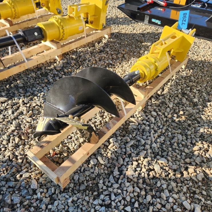 #6018 • Unused Mini Excavator Auger Attachment