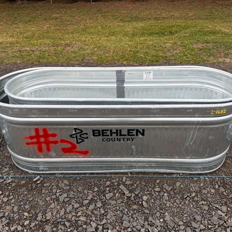 Behlen Country Galvanized Round End Stock Tanks - Factory Defect/Damaged