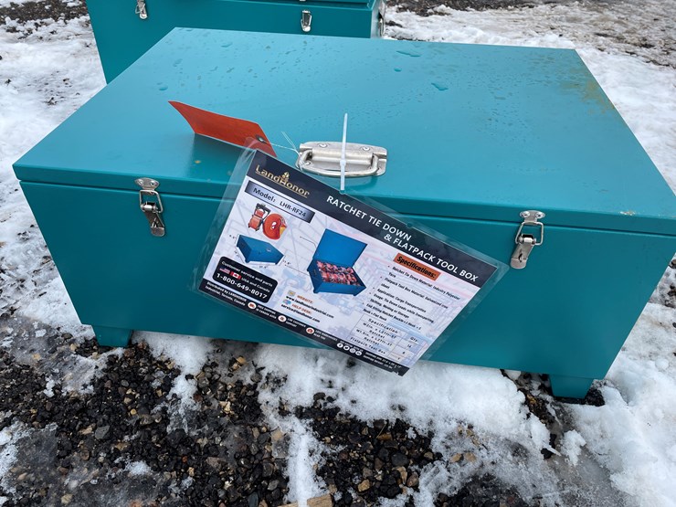 #1464-•-unused,-landhonor-ratchet-tie-down-&-flat-pack-tool-box-image-2
