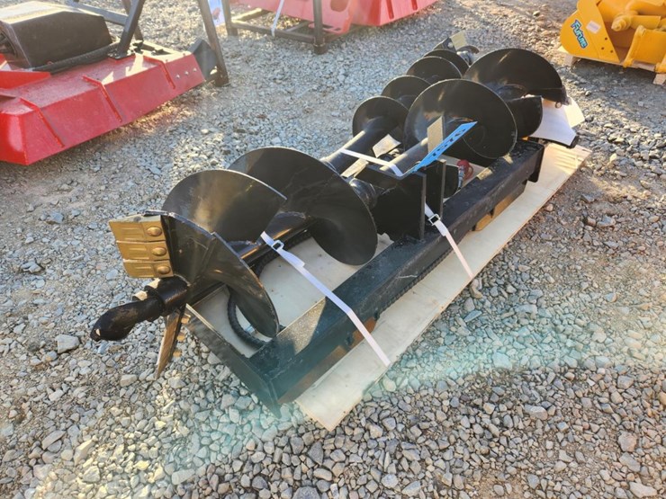 #6026-•-unused-mini-excavator-auger-attachment-w/3-bits-image-2