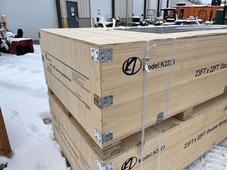 #2014-•-23'-x-22'-double-garage-metal-shed-(o12)-image-2