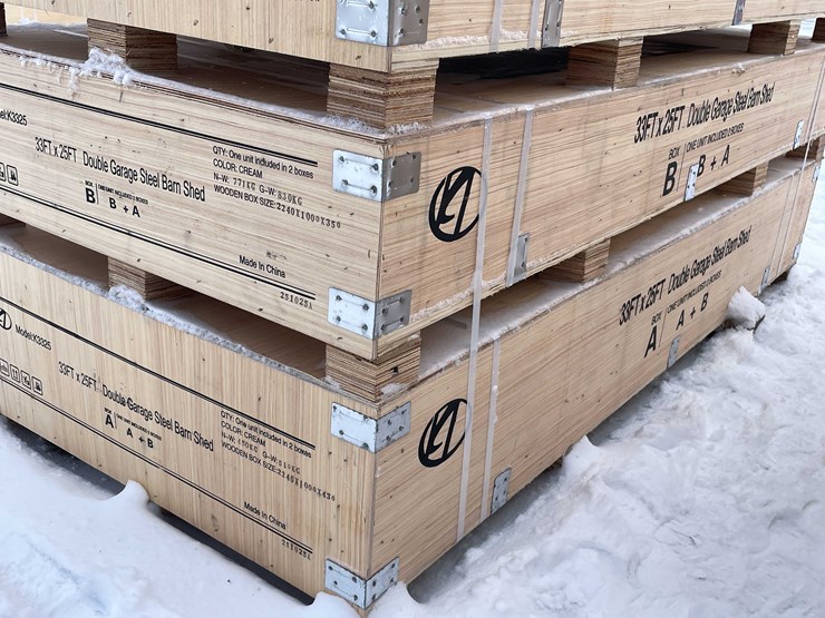 #4029-•-33'-x-25'-double-garage-steel-barn-(o10)-image-8