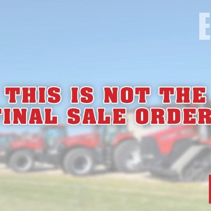 THIS IS NOT THE FINAL SALE ORDER!