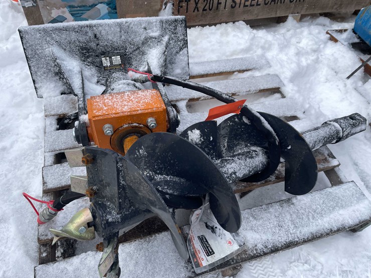 #4066-•-unused-mini-skid-steer-auger-with-12"-bit-(o11)-image-1