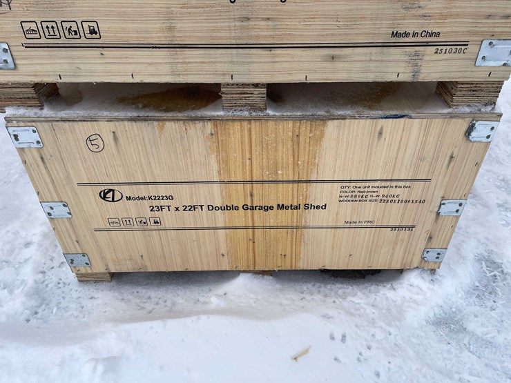 #4023-•-23'-x-22'-double-garage-metal-shed-(o10)-image-4