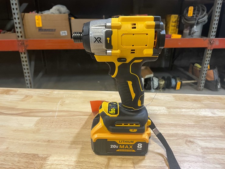 #2038-•-dewalt-compatible-20v-cordless-1/4"-impact-driver-and-battery-(pr12)-image-1