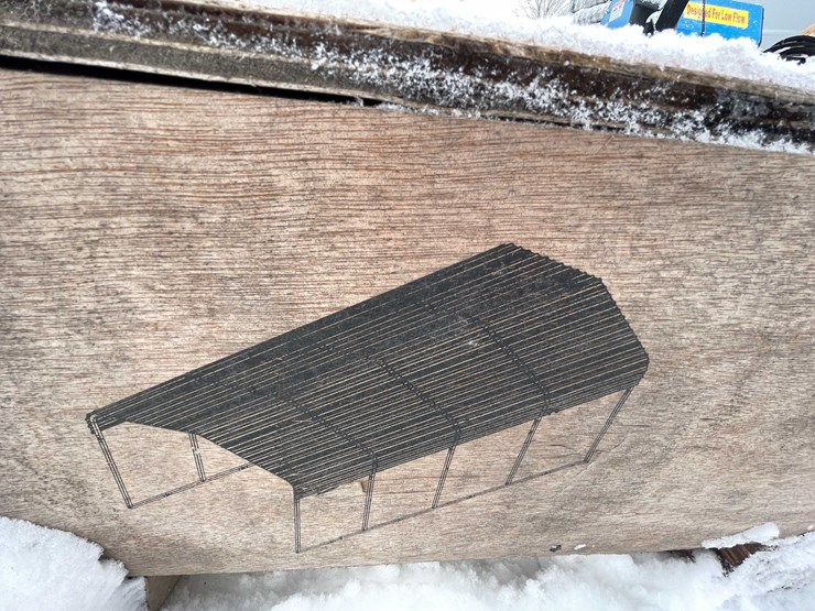 #4067-•-unused-steel-carport-(o11)-image-4