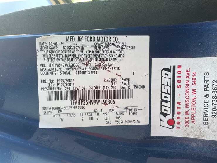 #1991-•-2009-blue-ford-focus-(has-wi-title)-(of)-image-7