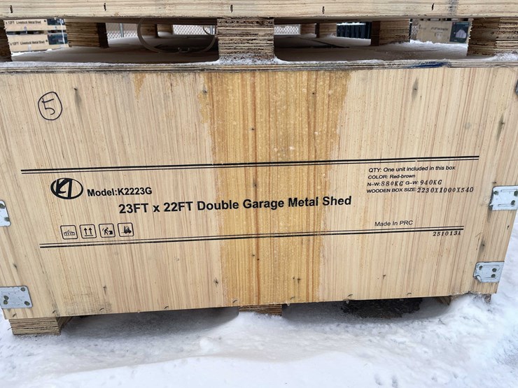 #4023-•-23'-x-22'-double-garage-metal-shed-(o10)-image-5