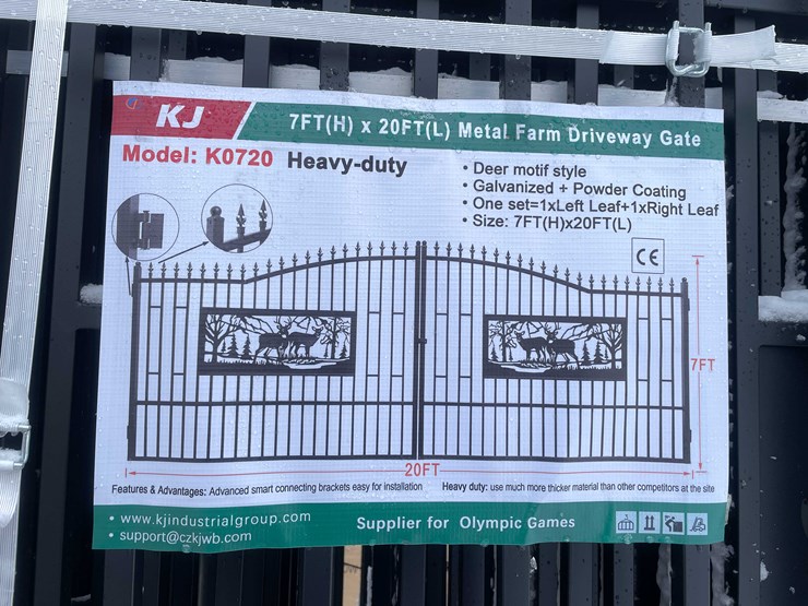 #4006-•-metal-farm-driveway-gate-(o10)-image-4