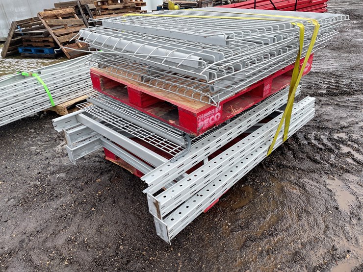 #1316-•-(2)-pallets-of-racks-and-uprights-for-pallet-racking-image-2