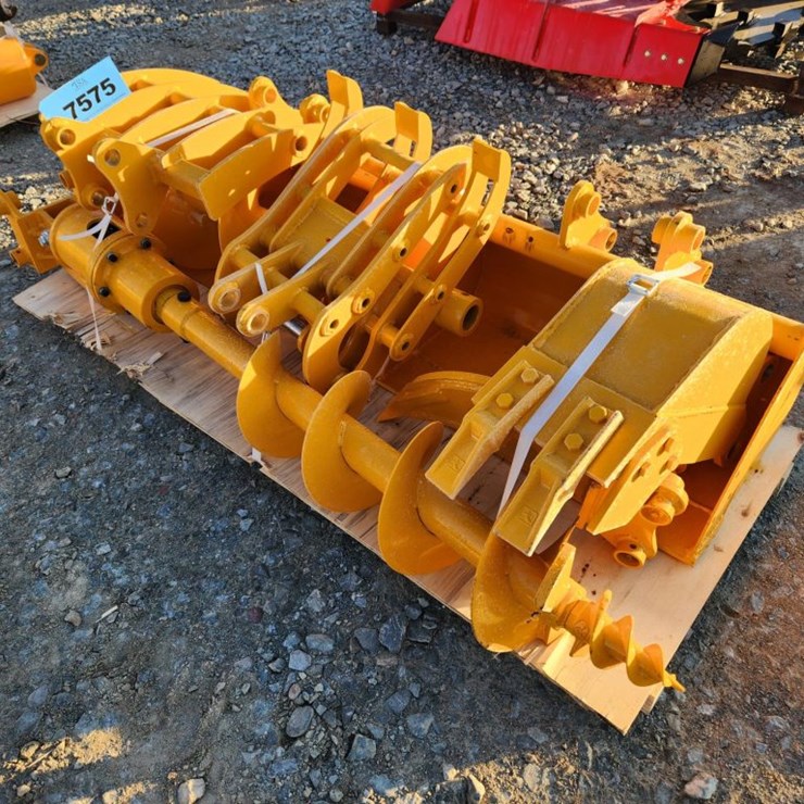 #6025 • Unused Mini Excavator Attachment Set