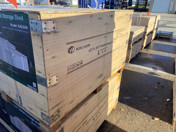 #4001-•-unused-42'-x-30'-metal-storage-shed-(o10)-image-4