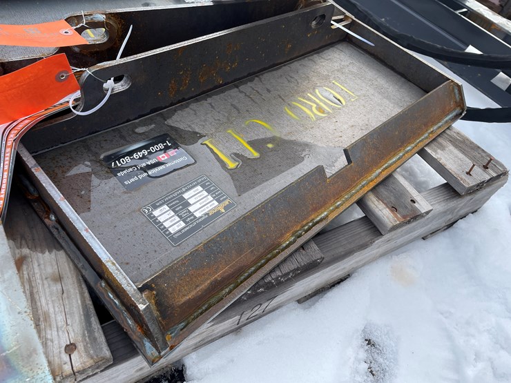 #1459-•-unused,-landhonor-mini-skidsteer-mount-plate---heavy-gauge-image-1