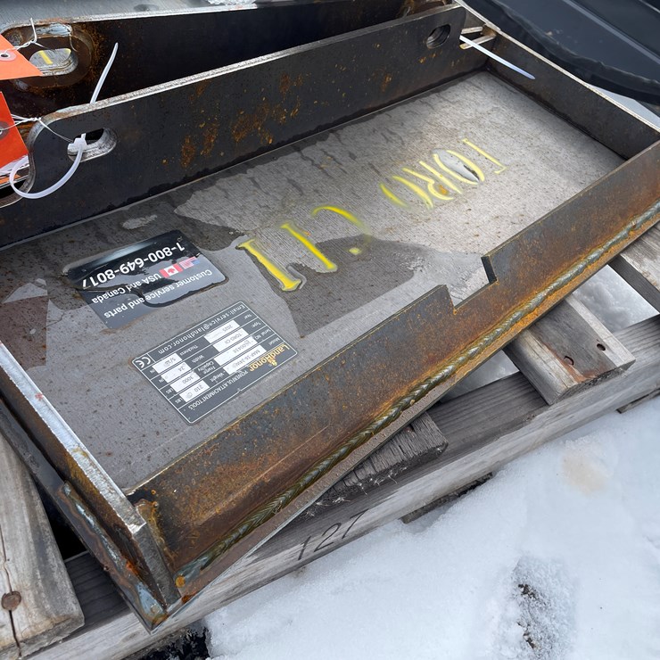 #1459 • Unused, Landhonor Mini Skidsteer Mount Plate - Heavy Gauge