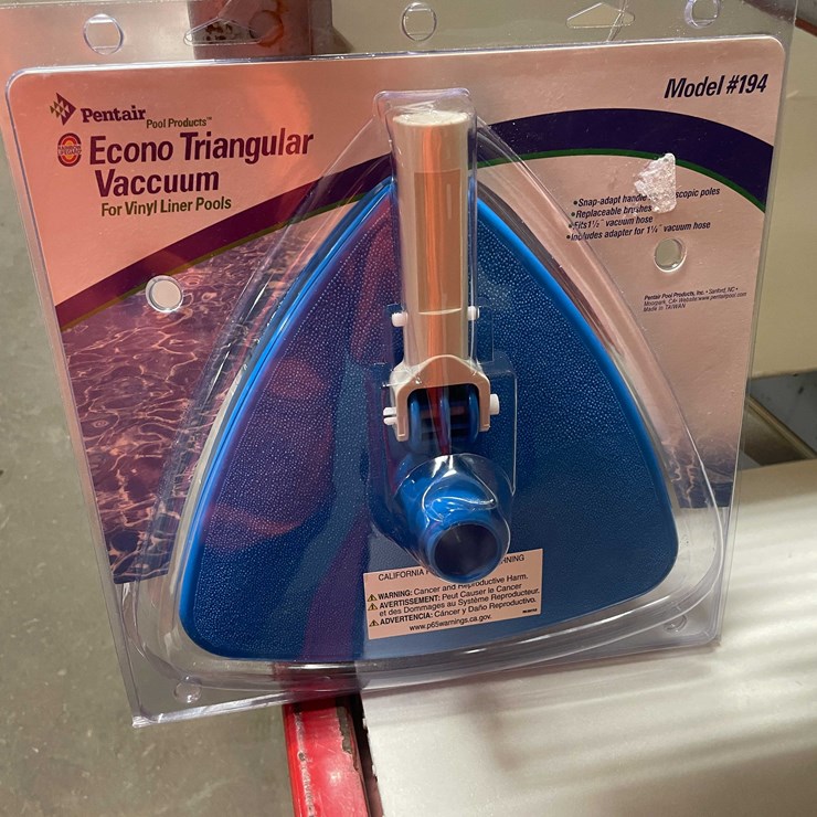 #4086 • Econo Triangular Vacuum For Vinyl Liner Pools New (CW)