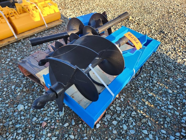 #6021-•-unused-skid-steer-auger-attachment-w/3-bits-image-4