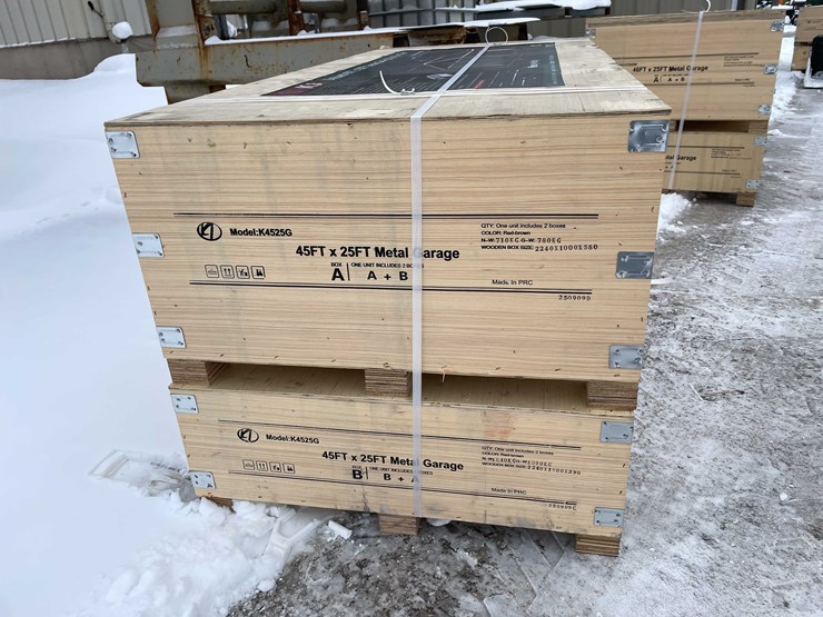 #2009-•-45'-x-25'-double-garage-steel-barn-shed-(o12)-image-4