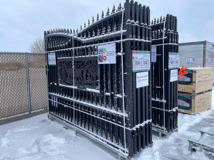 #4003-•-metal-farm-driveway-gate-(o10)-image-2